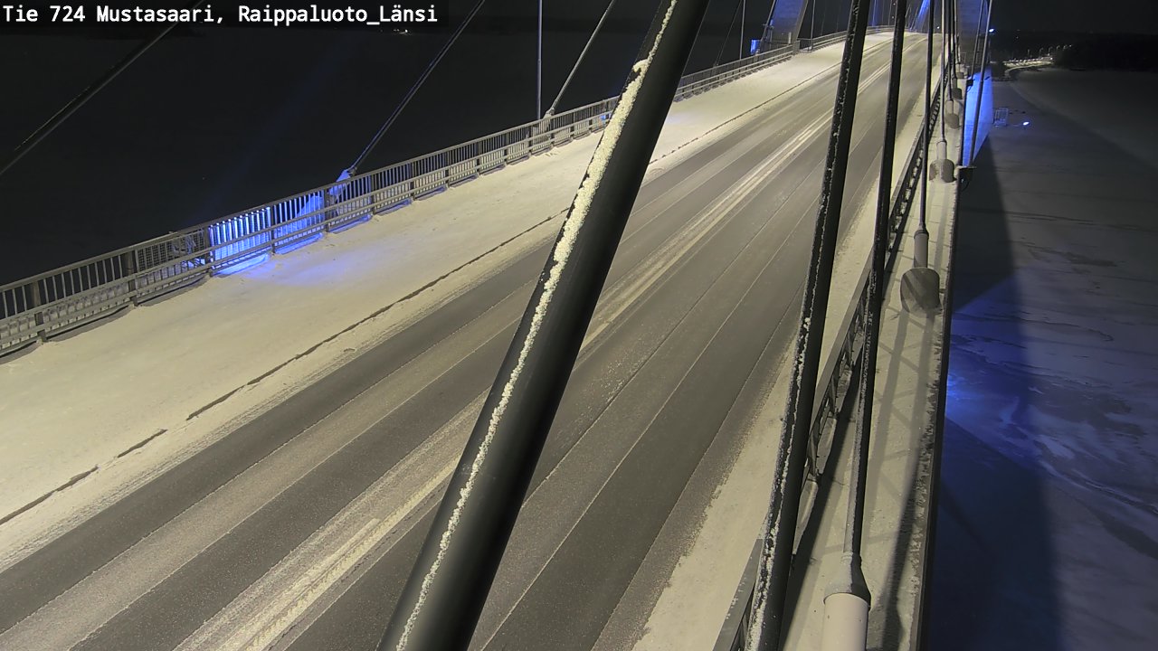 Weather Camera Image Road 724 Mustasaari, Raippaluoto, west, Mustasaari, Pohjanmaa