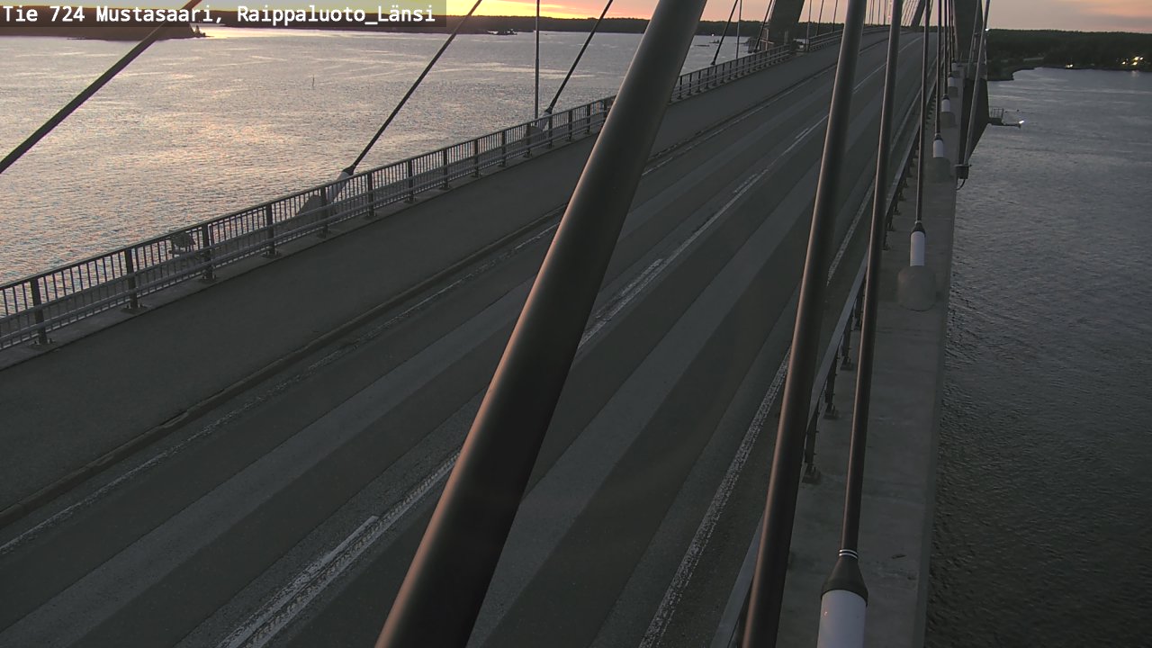 Weather Camera Image Road 724 Mustasaari, Raippaluoto, west, Mustasaari, Pohjanmaa