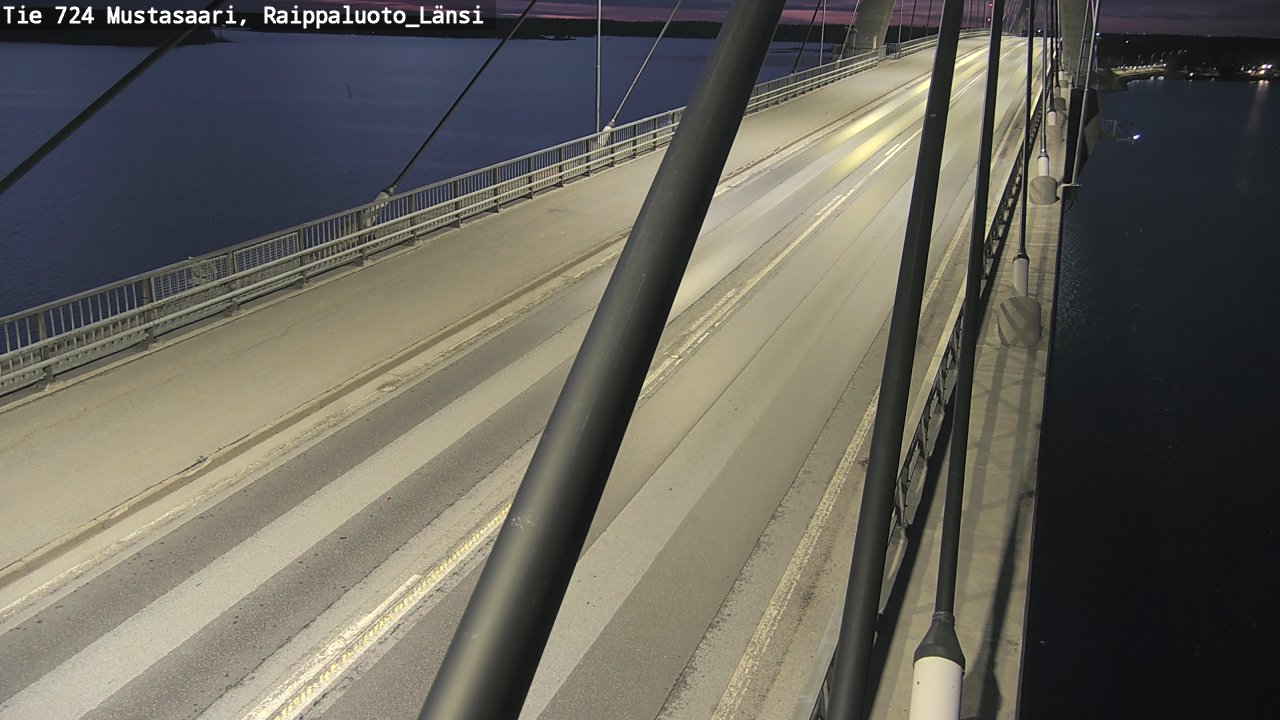 Weather Camera Image Road 724 Mustasaari, Raippaluoto, west, Mustasaari, Pohjanmaa