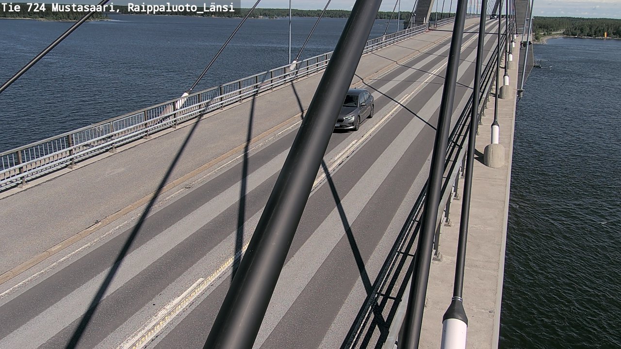 Weather Camera Image Road 724 Mustasaari, Raippaluoto, west, Mustasaari, Pohjanmaa