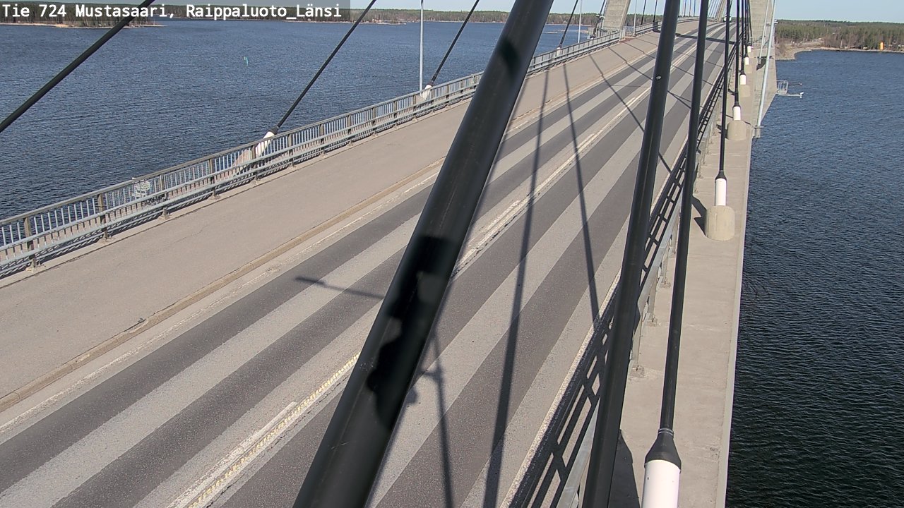 Weather Camera Image Road 724 Mustasaari, Raippaluoto, west, Mustasaari, Pohjanmaa