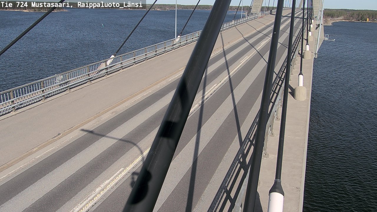 Weather Camera Image Road 724 Mustasaari, Raippaluoto, west, Mustasaari, Pohjanmaa