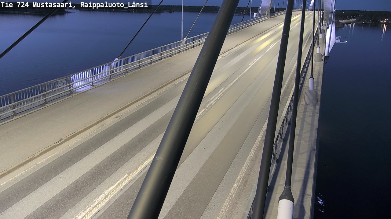 Weather Camera Image Road 724 Mustasaari, Raippaluoto, west, Mustasaari, Pohjanmaa
