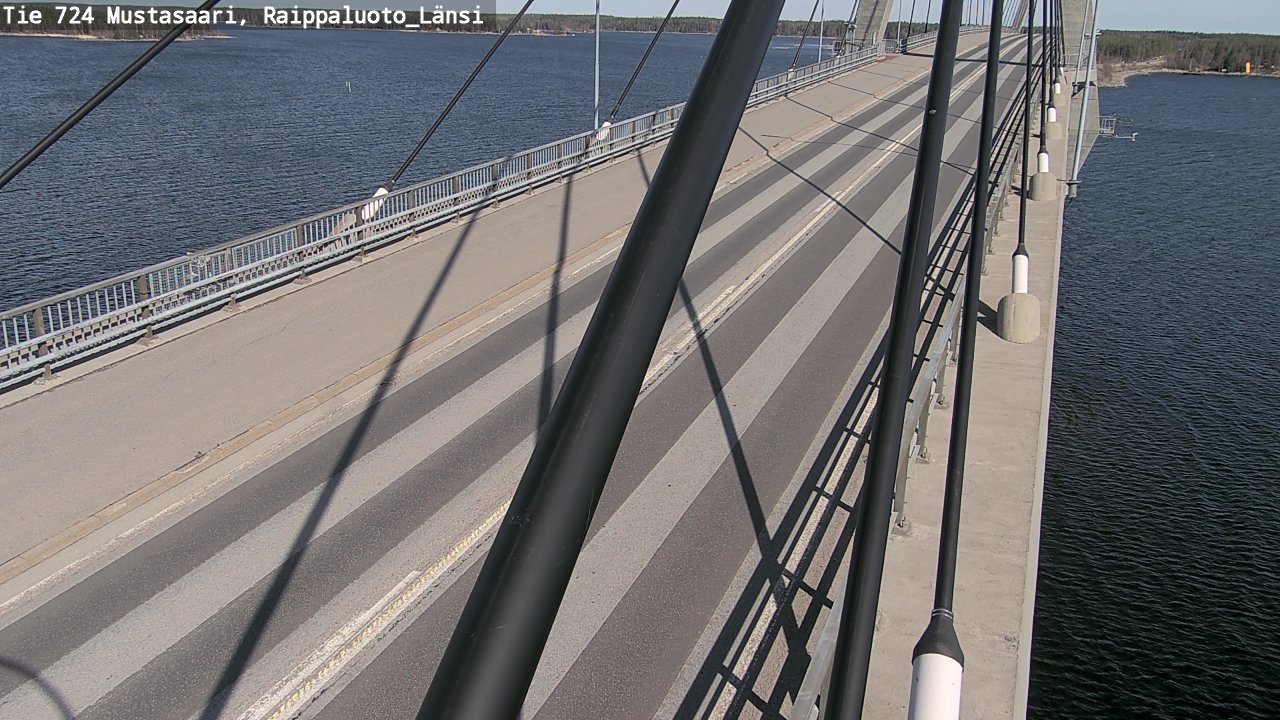 Weather Camera Image Road 724 Mustasaari, Raippaluoto, west, Mustasaari, Pohjanmaa