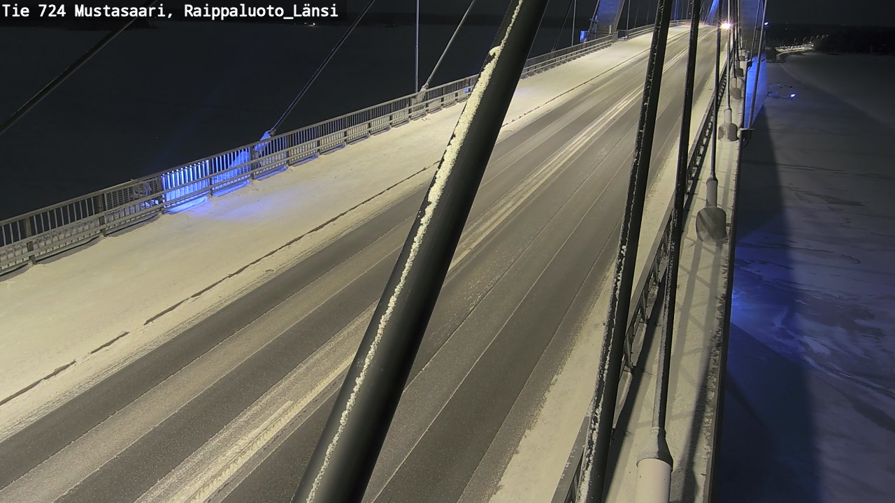 Weather Camera Image Road 724 Mustasaari, Raippaluoto, west, Mustasaari, Pohjanmaa