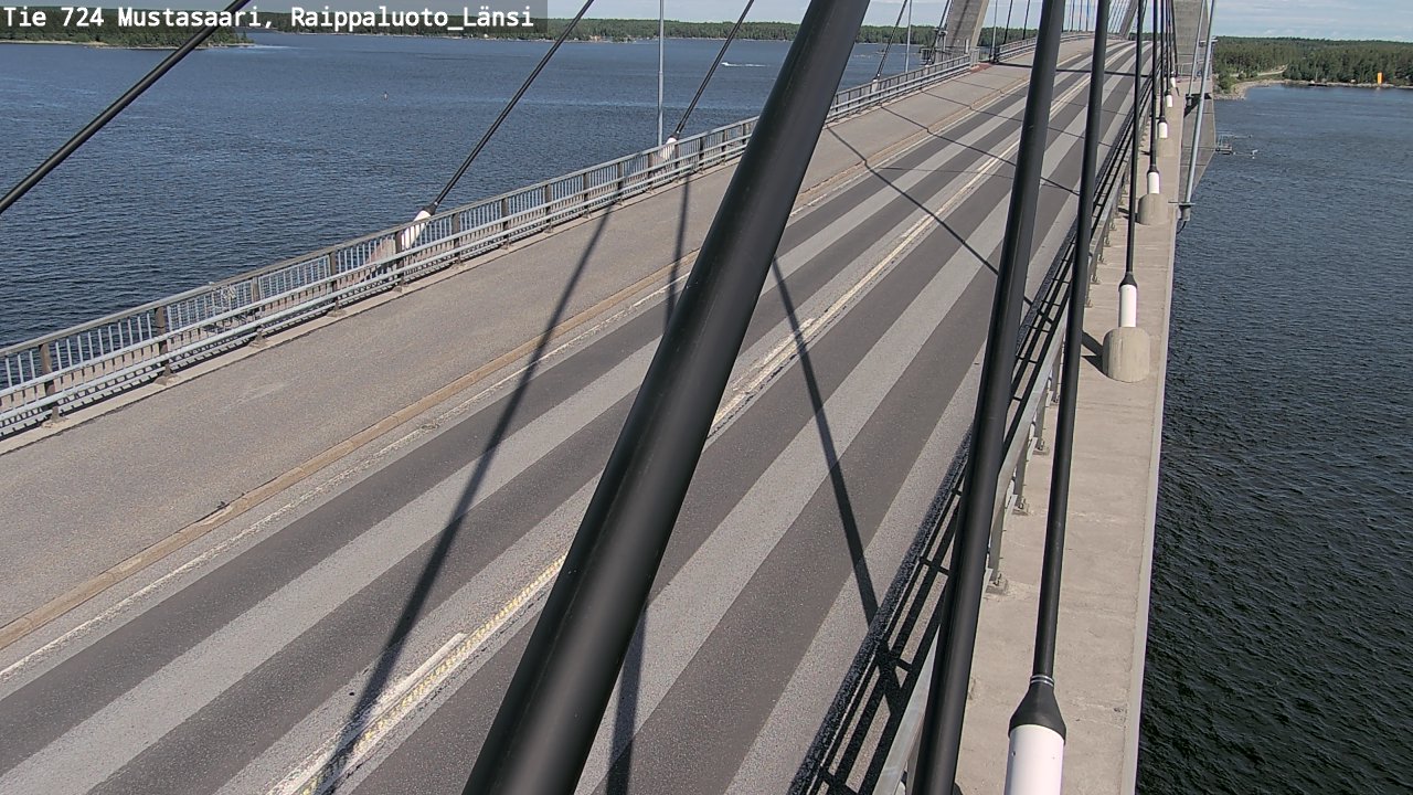 Weather Camera Image Road 724 Mustasaari, Raippaluoto, west, Mustasaari, Pohjanmaa