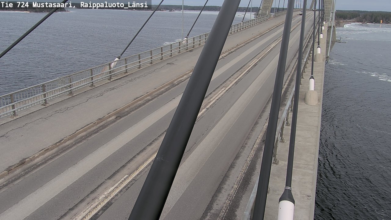 Weather Camera Image Road 724 Mustasaari, Raippaluoto, west, Mustasaari, Pohjanmaa