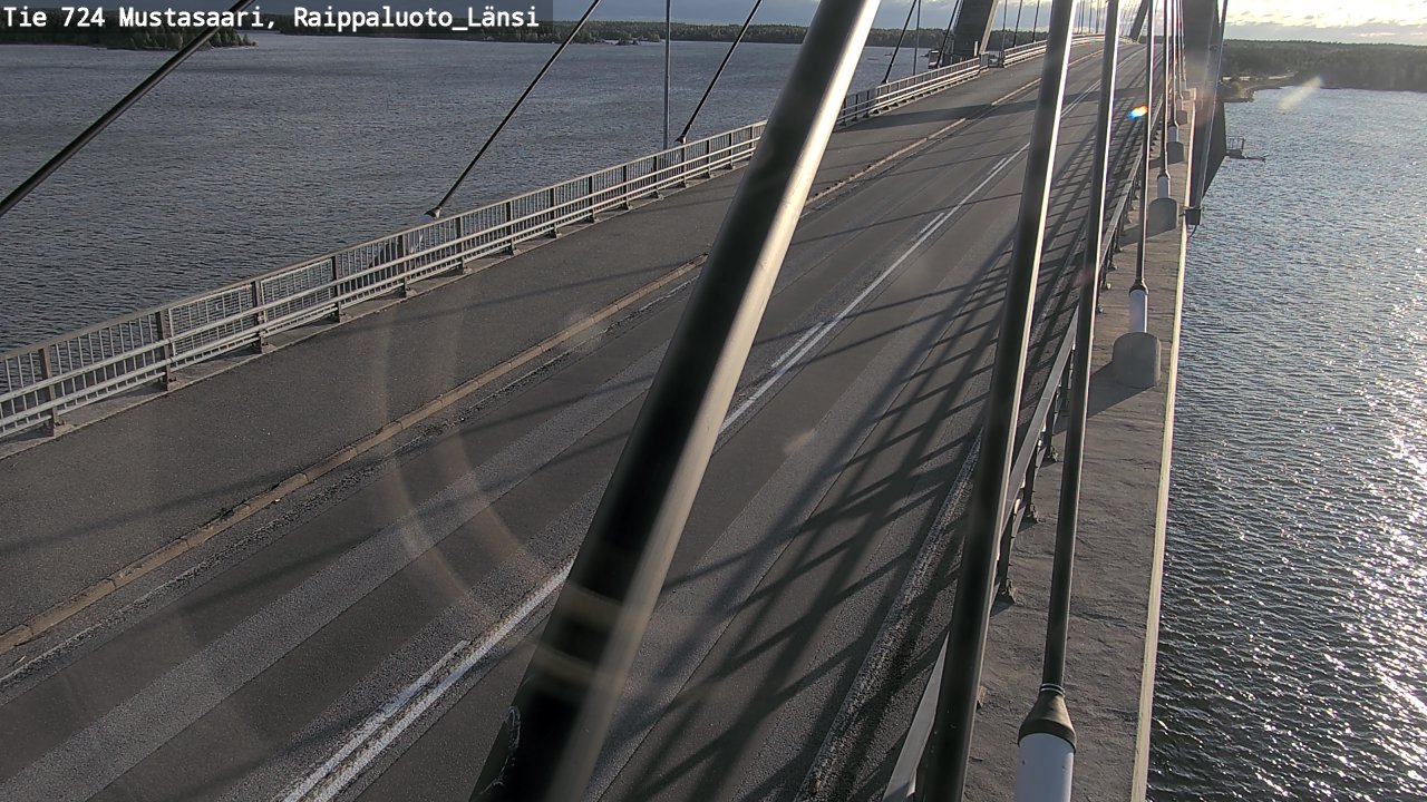 Weather Camera Image Road 724 Mustasaari, Raippaluoto, west, Mustasaari, Pohjanmaa