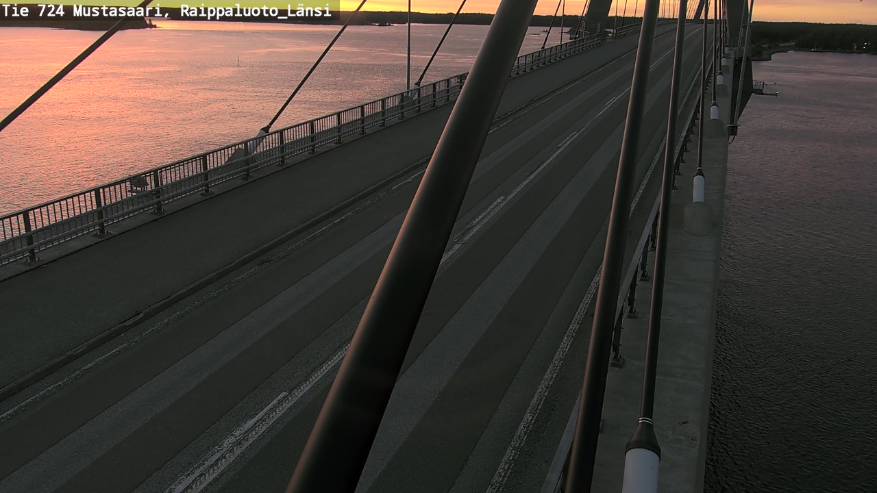 Weather Camera Image Road 724 Mustasaari, Raippaluoto, west, Mustasaari, Pohjanmaa