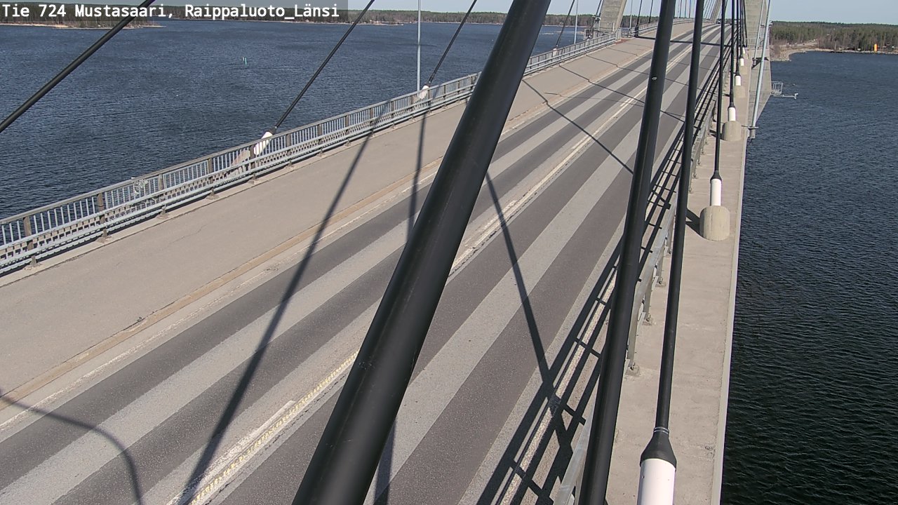 Weather Camera Image Road 724 Mustasaari, Raippaluoto, west, Mustasaari, Pohjanmaa