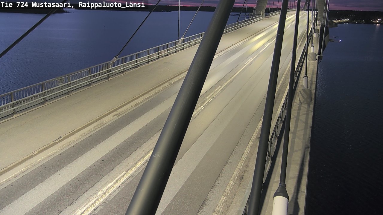 Weather Camera Image Road 724 Mustasaari, Raippaluoto, west, Mustasaari, Pohjanmaa