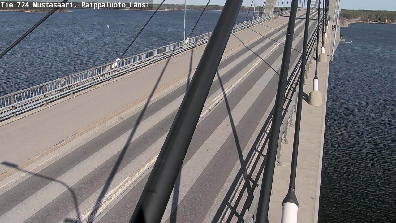 Weather Camera Image Road 724 Mustasaari, Raippaluoto, west, Mustasaari, Pohjanmaa