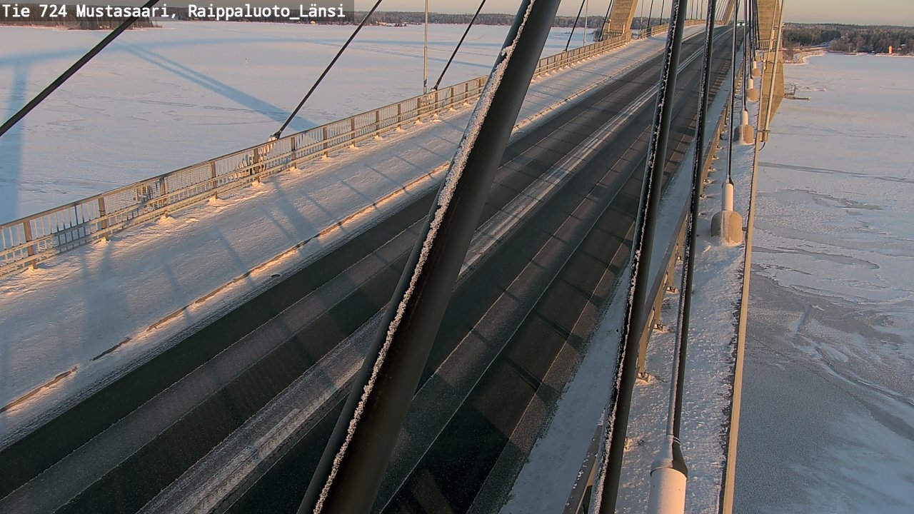 Weather Camera Image Road 724 Mustasaari, Raippaluoto, west, Mustasaari, Pohjanmaa