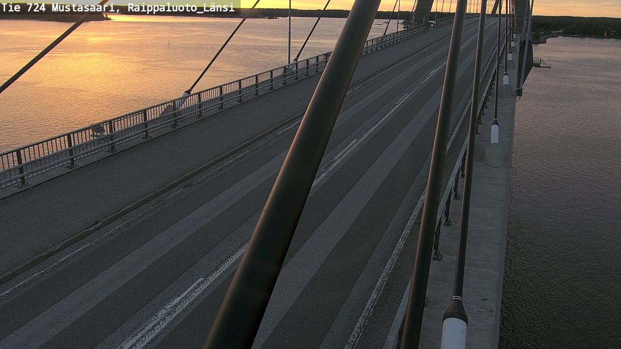 Weather Camera Image Road 724 Mustasaari, Raippaluoto, west, Mustasaari, Pohjanmaa