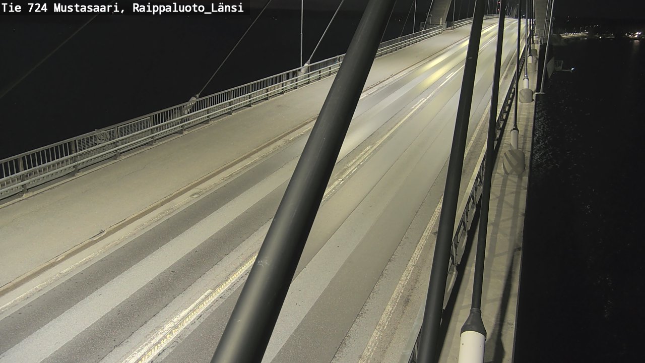 Weather Camera Image Road 724 Mustasaari, Raippaluoto, west, Mustasaari, Pohjanmaa