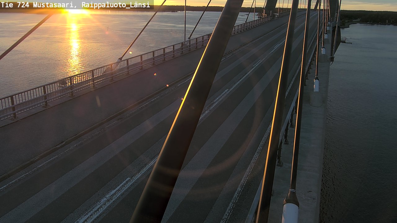 Weather Camera Image Road 724 Mustasaari, Raippaluoto, west, Mustasaari, Pohjanmaa
