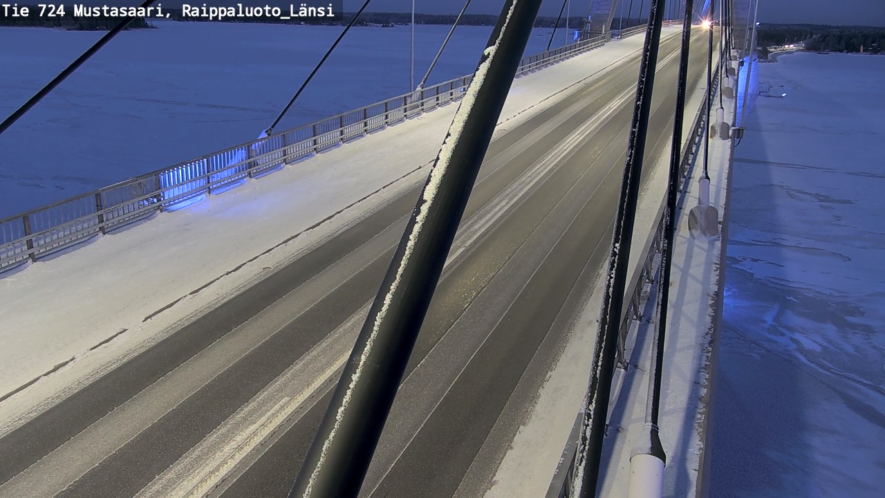 Weather Camera Image Road 724 Mustasaari, Raippaluoto, west, Mustasaari, Pohjanmaa
