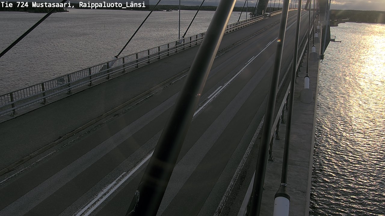 Weather Camera Image Road 724 Mustasaari, Raippaluoto, west, Mustasaari, Pohjanmaa