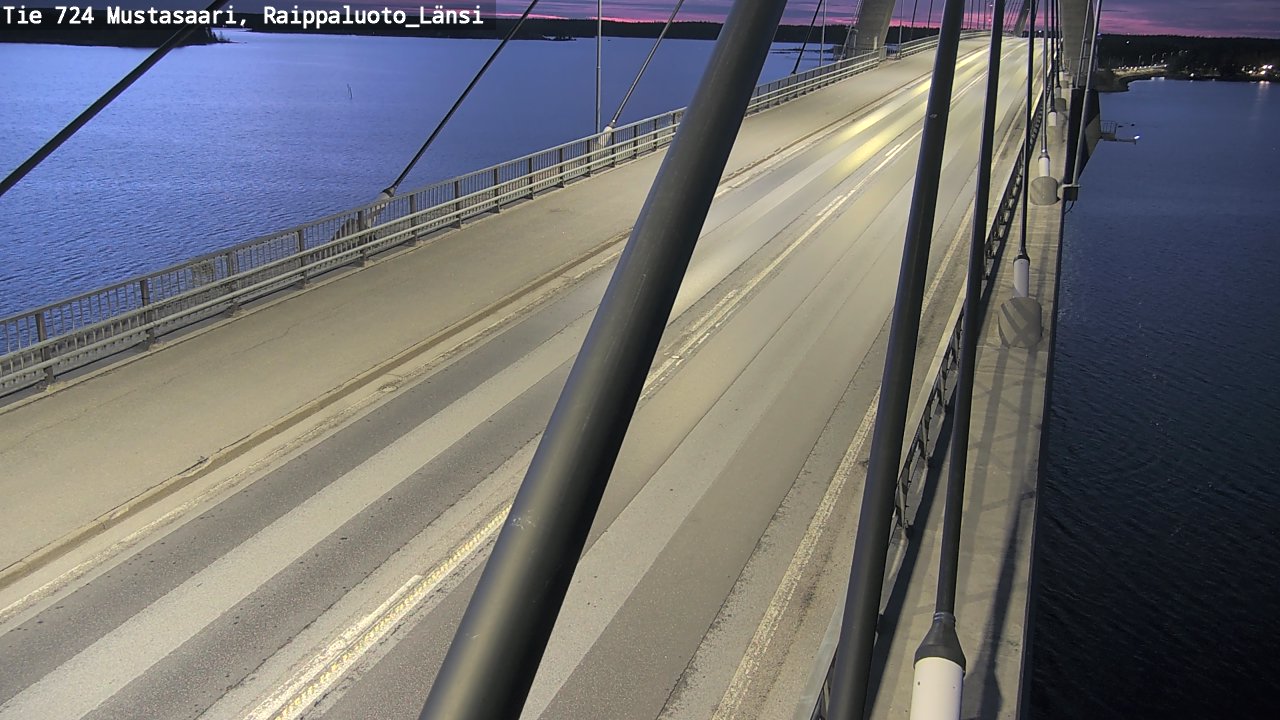 Weather Camera Image Road 724 Mustasaari, Raippaluoto, west, Mustasaari, Pohjanmaa