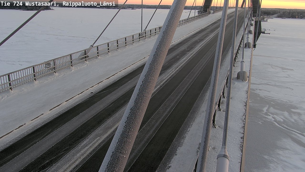 Weather Camera Image Road 724 Mustasaari, Raippaluoto, west, Mustasaari, Pohjanmaa