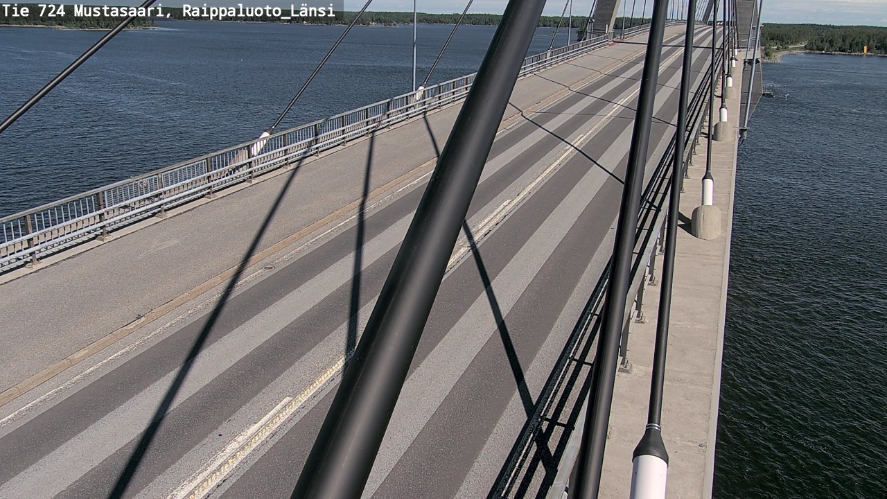 Weather Camera Image Road 724 Mustasaari, Raippaluoto, west, Mustasaari, Pohjanmaa
