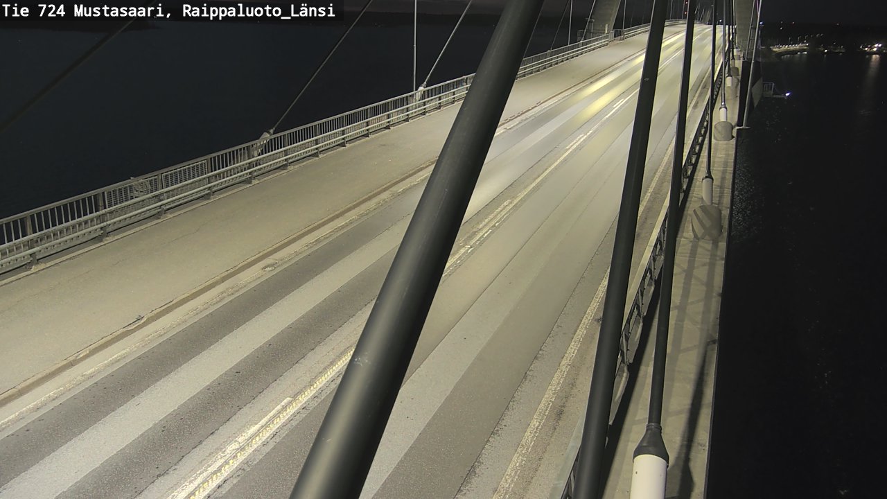 Weather Camera Image Road 724 Mustasaari, Raippaluoto, west, Mustasaari, Pohjanmaa