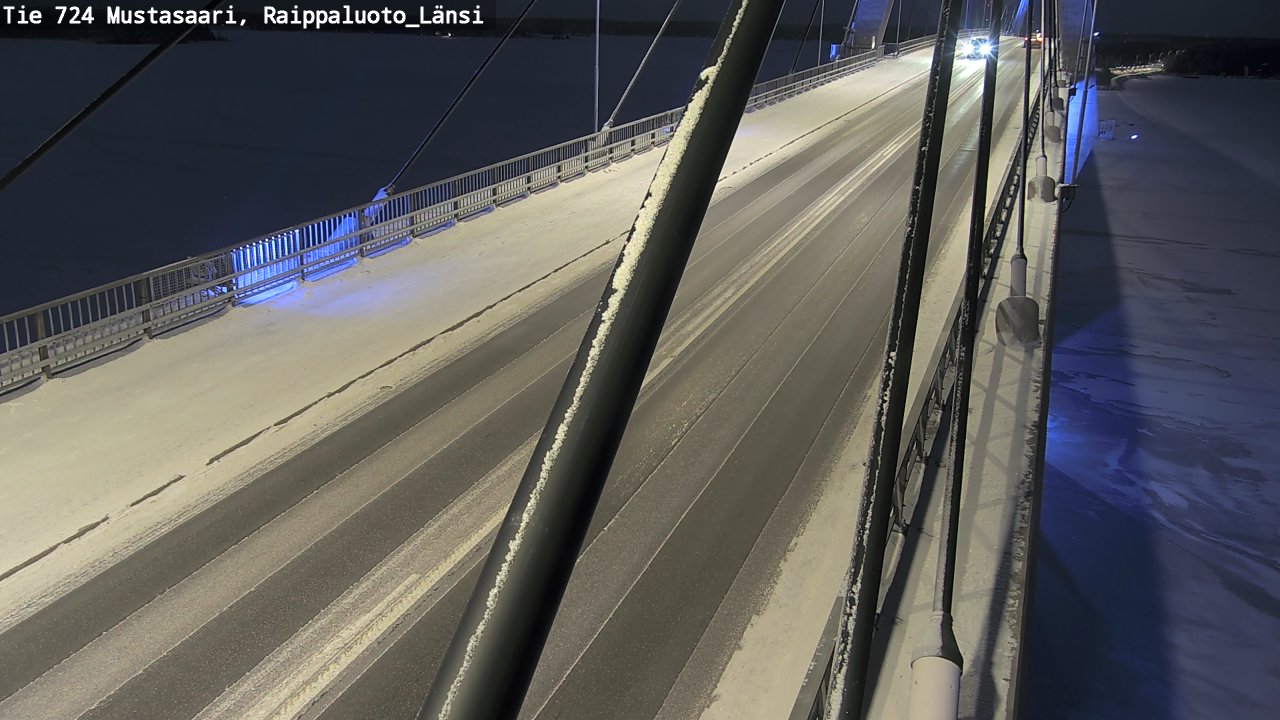 Weather Camera Image Road 724 Mustasaari, Raippaluoto, west, Mustasaari, Pohjanmaa
