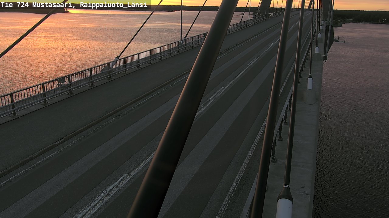 Weather Camera Image Road 724 Mustasaari, Raippaluoto, west, Mustasaari, Pohjanmaa