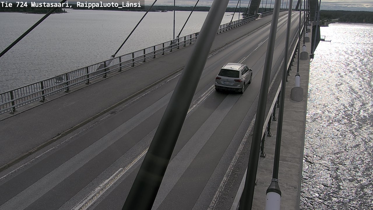 Weather Camera Image Road 724 Mustasaari, Raippaluoto, west, Mustasaari, Pohjanmaa