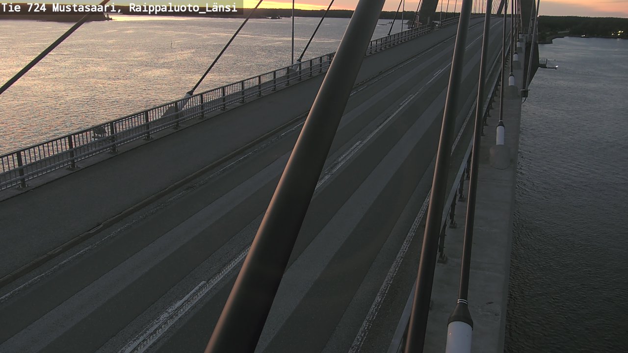 Weather Camera Image Road 724 Mustasaari, Raippaluoto, west, Mustasaari, Pohjanmaa