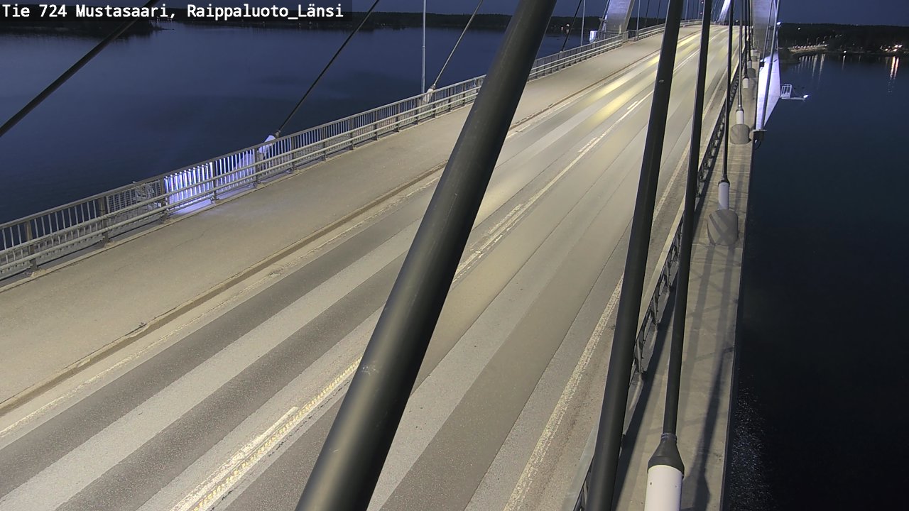 Weather Camera Image Road 724 Mustasaari, Raippaluoto, west, Mustasaari, Pohjanmaa