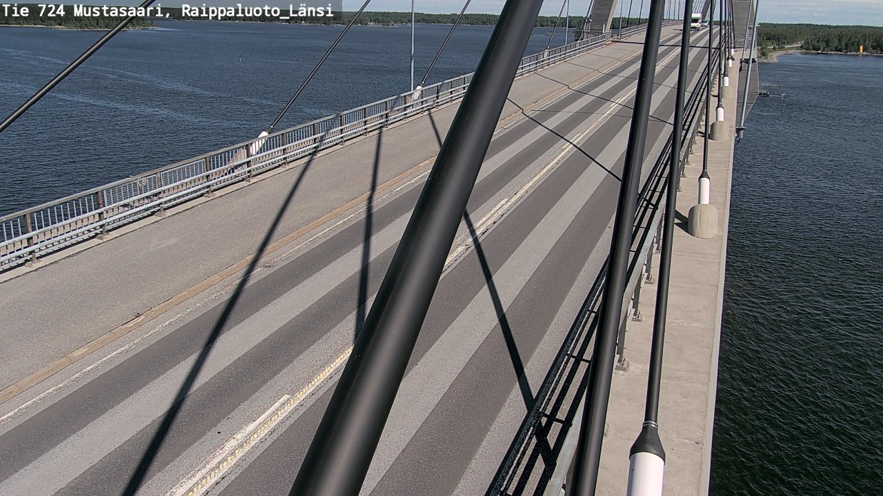 Weather Camera Image Road 724 Mustasaari, Raippaluoto, west, Mustasaari, Pohjanmaa