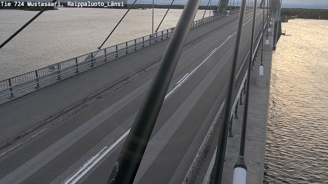 Weather Camera Image Road 724 Mustasaari, Raippaluoto, west, Mustasaari, Pohjanmaa