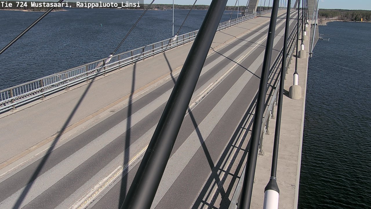 Weather Camera Image Road 724 Mustasaari, Raippaluoto, west, Mustasaari, Pohjanmaa