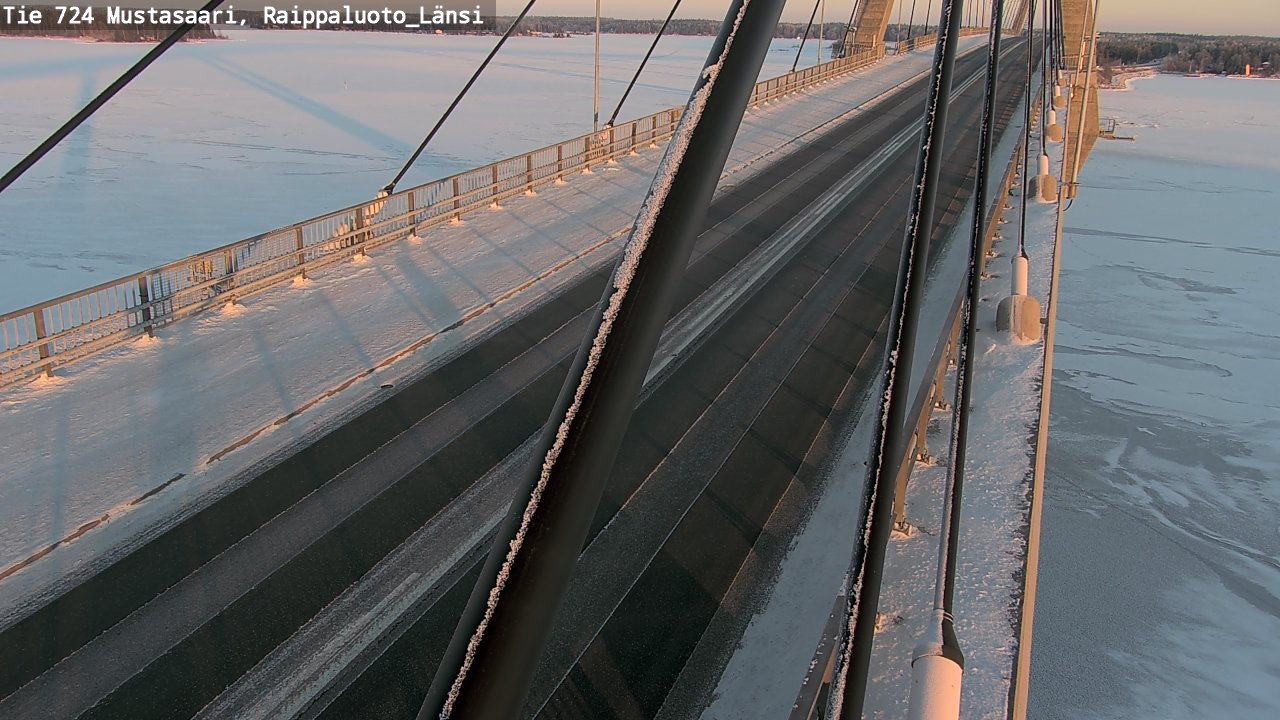 Weather Camera Image Road 724 Mustasaari, Raippaluoto, west, Mustasaari, Pohjanmaa