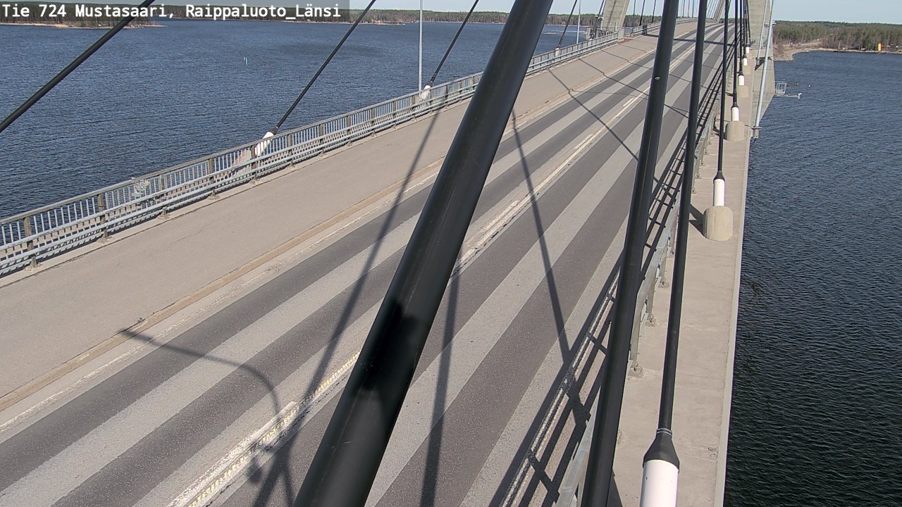 Weather Camera Image Road 724 Mustasaari, Raippaluoto, west, Mustasaari, Pohjanmaa