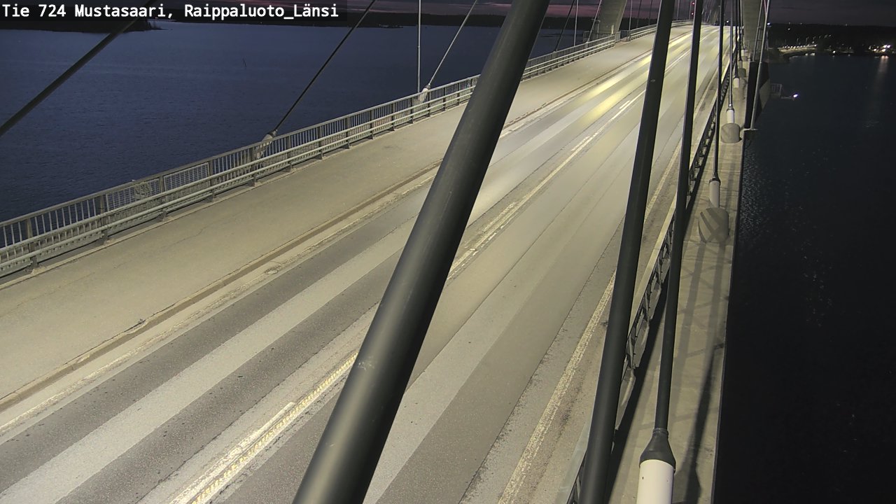 Weather Camera Image Road 724 Mustasaari, Raippaluoto, west, Mustasaari, Pohjanmaa