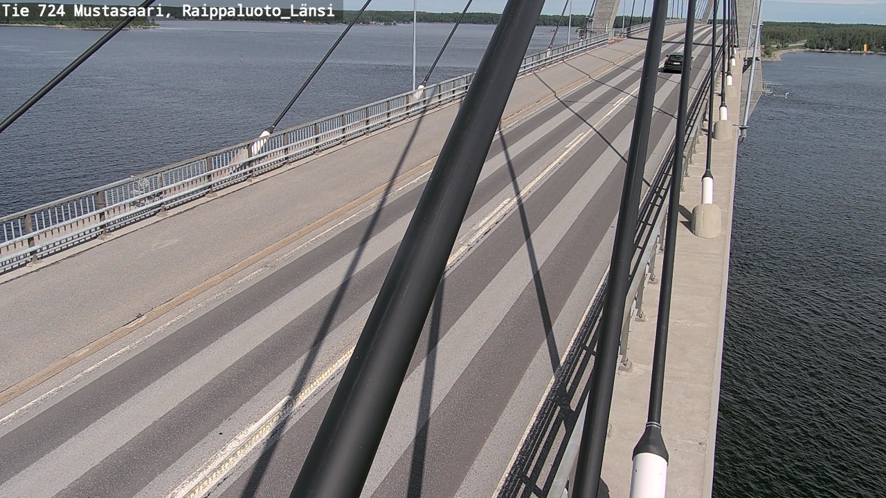 Weather Camera Image Road 724 Mustasaari, Raippaluoto, west, Mustasaari, Pohjanmaa