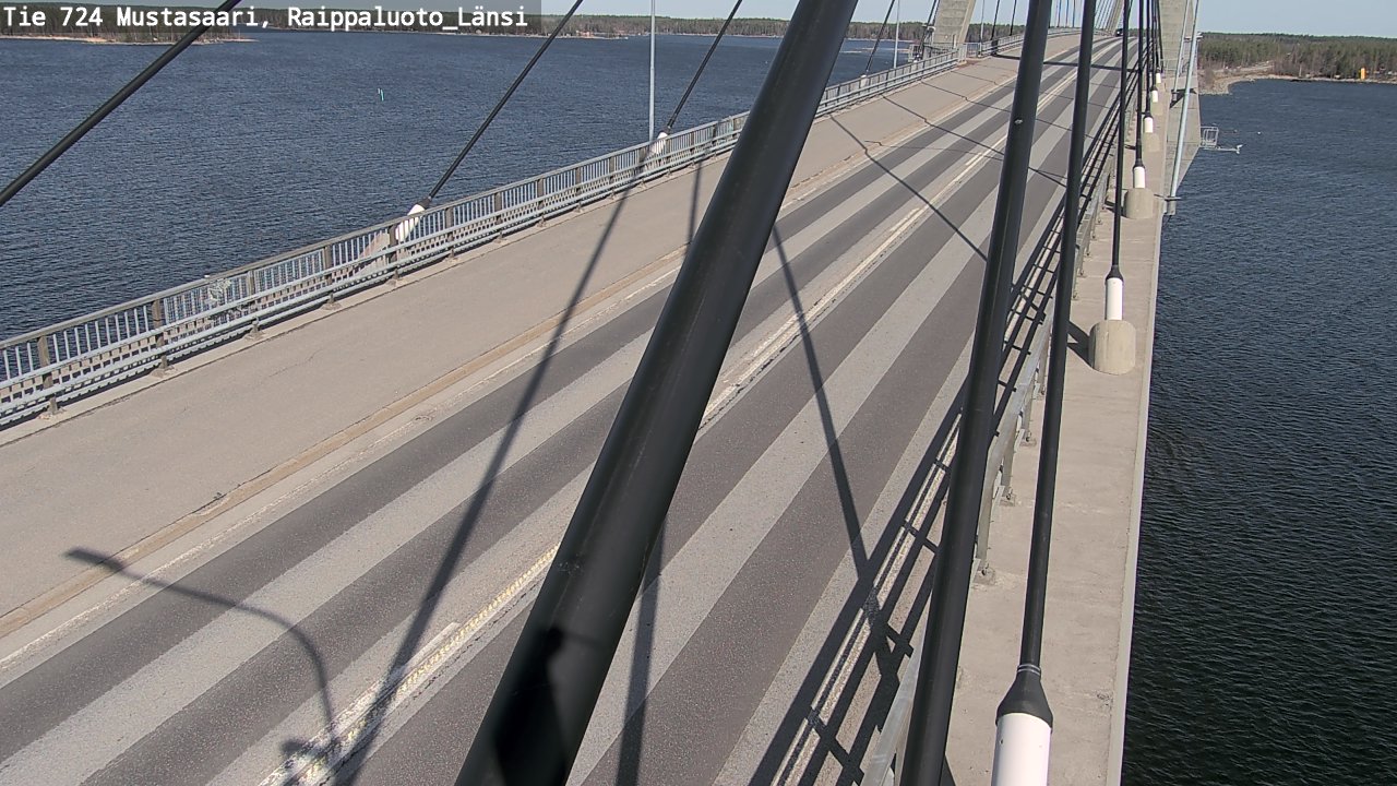 Weather Camera Image Road 724 Mustasaari, Raippaluoto, west, Mustasaari, Pohjanmaa