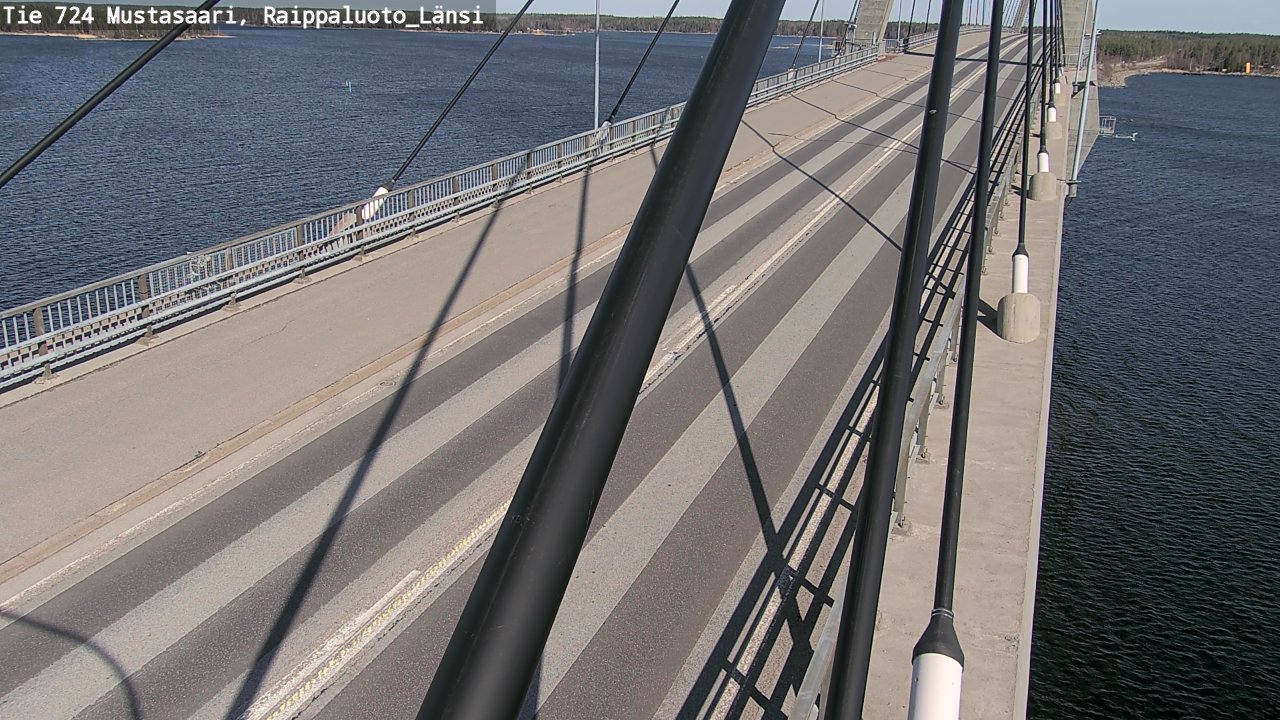 Weather Camera Image Road 724 Mustasaari, Raippaluoto, west, Mustasaari, Pohjanmaa