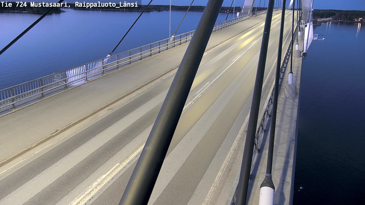 Weather Camera Image Road 724 Mustasaari, Raippaluoto, west, Mustasaari, Pohjanmaa