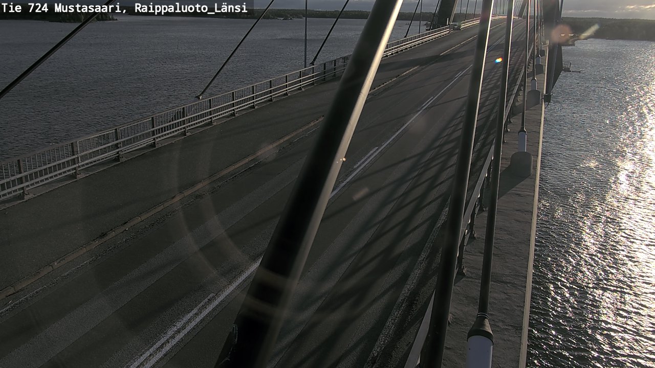 Weather Camera Image Road 724 Mustasaari, Raippaluoto, west, Mustasaari, Pohjanmaa