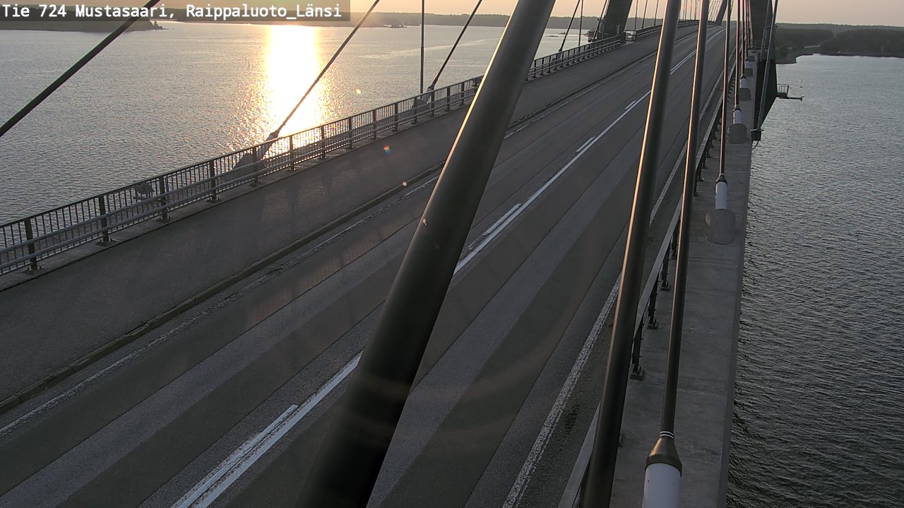 Weather Camera Image Road 724 Mustasaari, Raippaluoto, west, Mustasaari, Pohjanmaa
