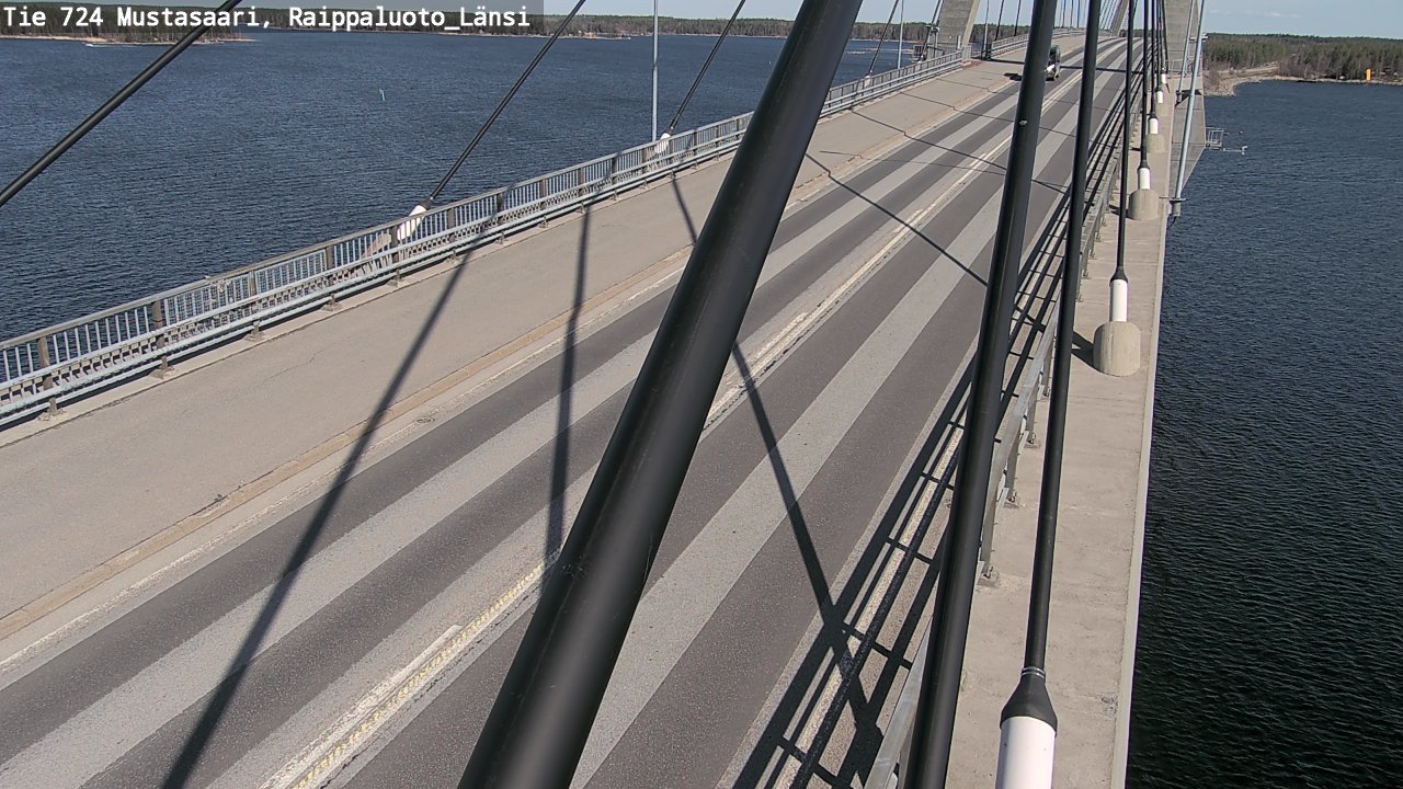Weather Camera Image Road 724 Mustasaari, Raippaluoto, west, Mustasaari, Pohjanmaa
