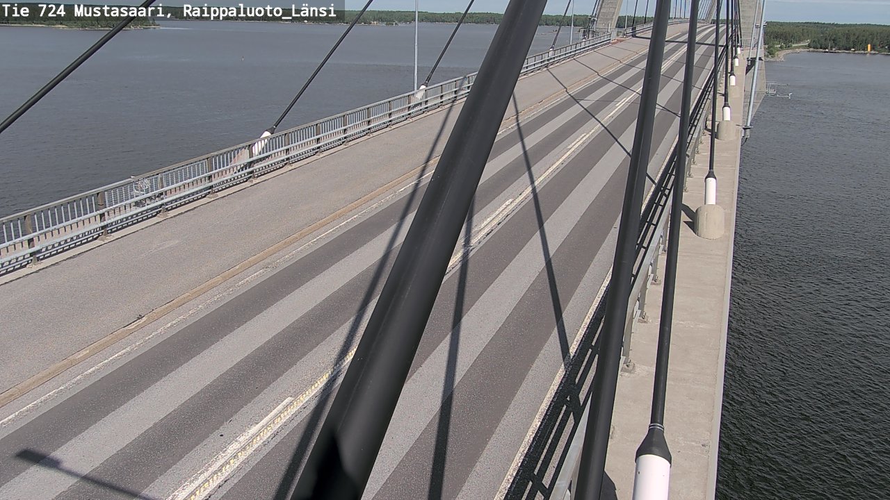 Weather Camera Image Road 724 Mustasaari, Raippaluoto, west, Mustasaari, Pohjanmaa