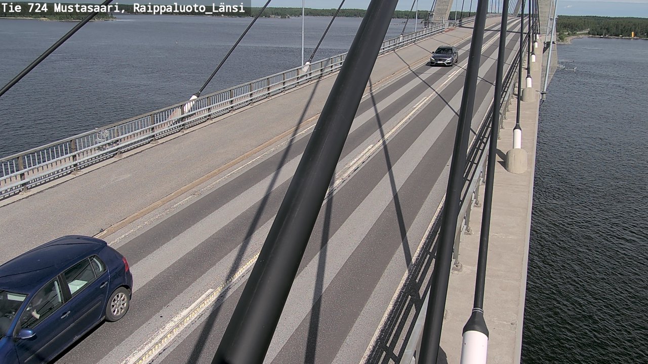 Weather Camera Image Road 724 Mustasaari, Raippaluoto, west, Mustasaari, Pohjanmaa