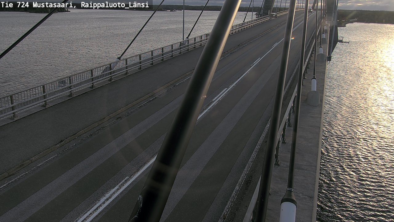 Weather Camera Image Road 724 Mustasaari, Raippaluoto, west, Mustasaari, Pohjanmaa