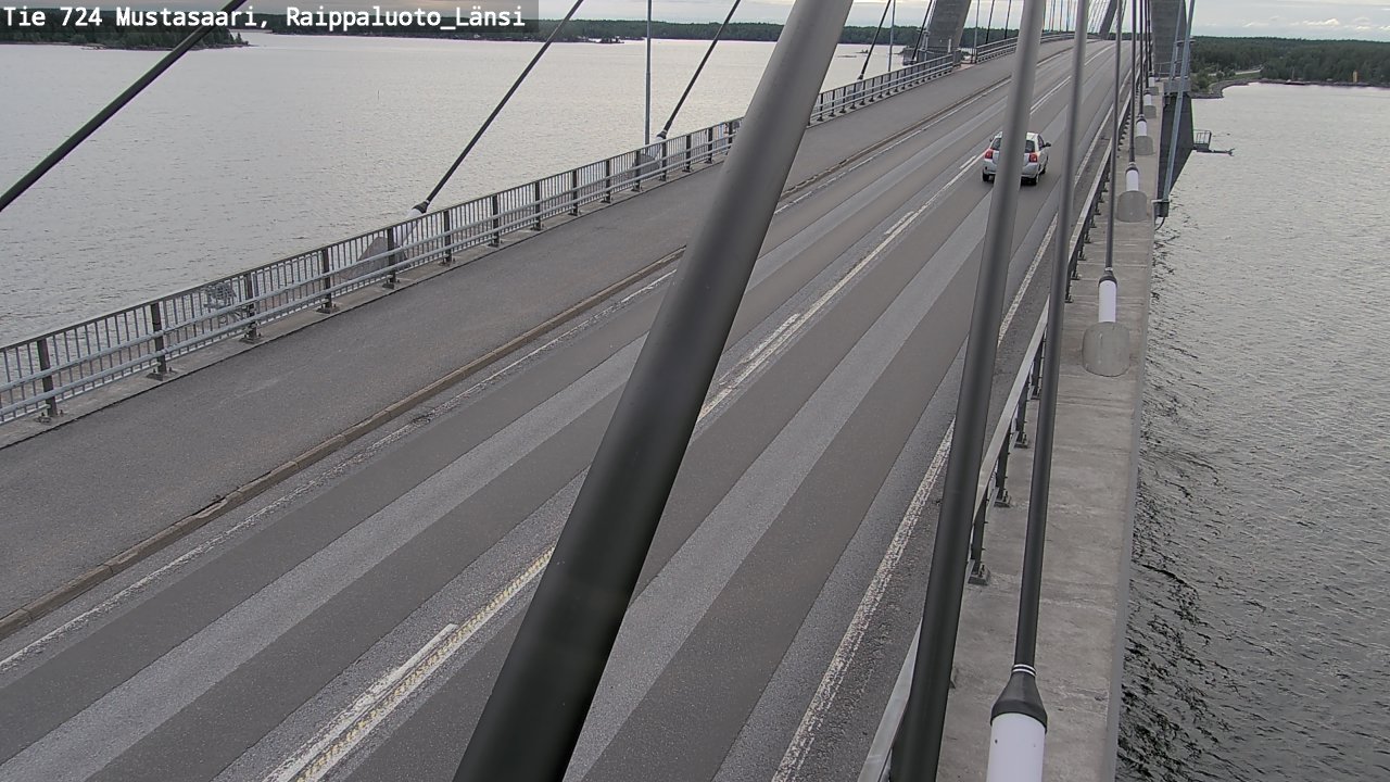 Weather Camera Image Road 724 Mustasaari, Raippaluoto, west, Mustasaari, Pohjanmaa