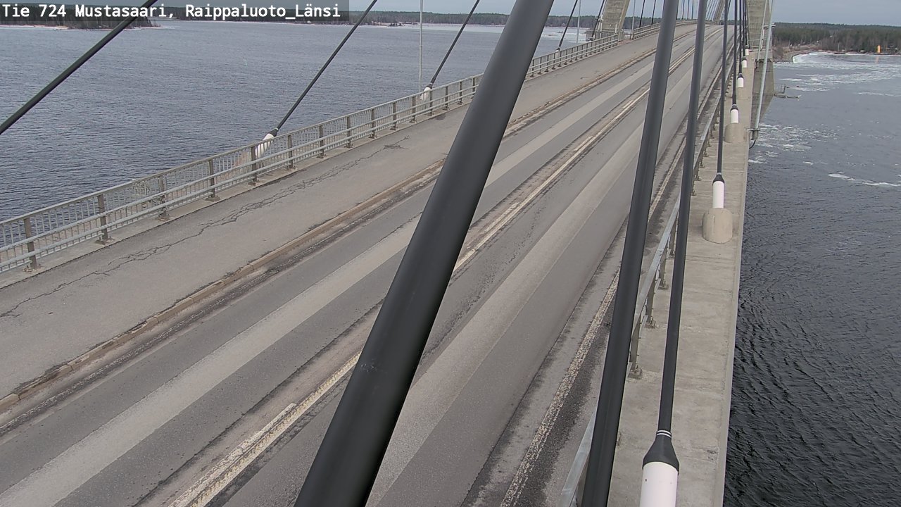 Weather Camera Image Road 724 Mustasaari, Raippaluoto, west, Mustasaari, Pohjanmaa