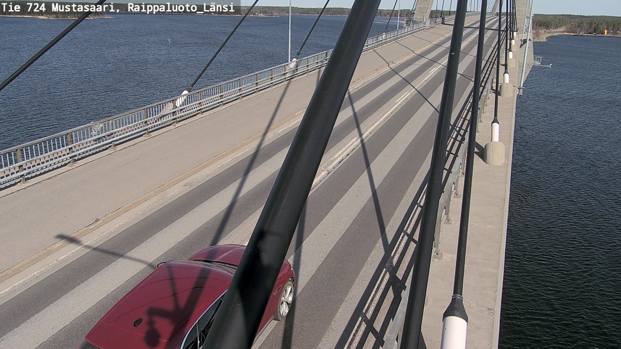 Weather Camera Image Road 724 Mustasaari, Raippaluoto, west, Mustasaari, Pohjanmaa